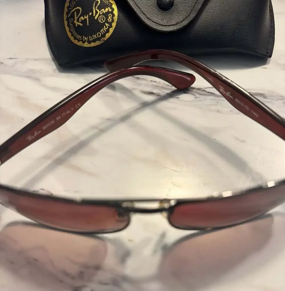 Ray-Ban RB3522 Square Sunglasses Brown Gradient Lenses